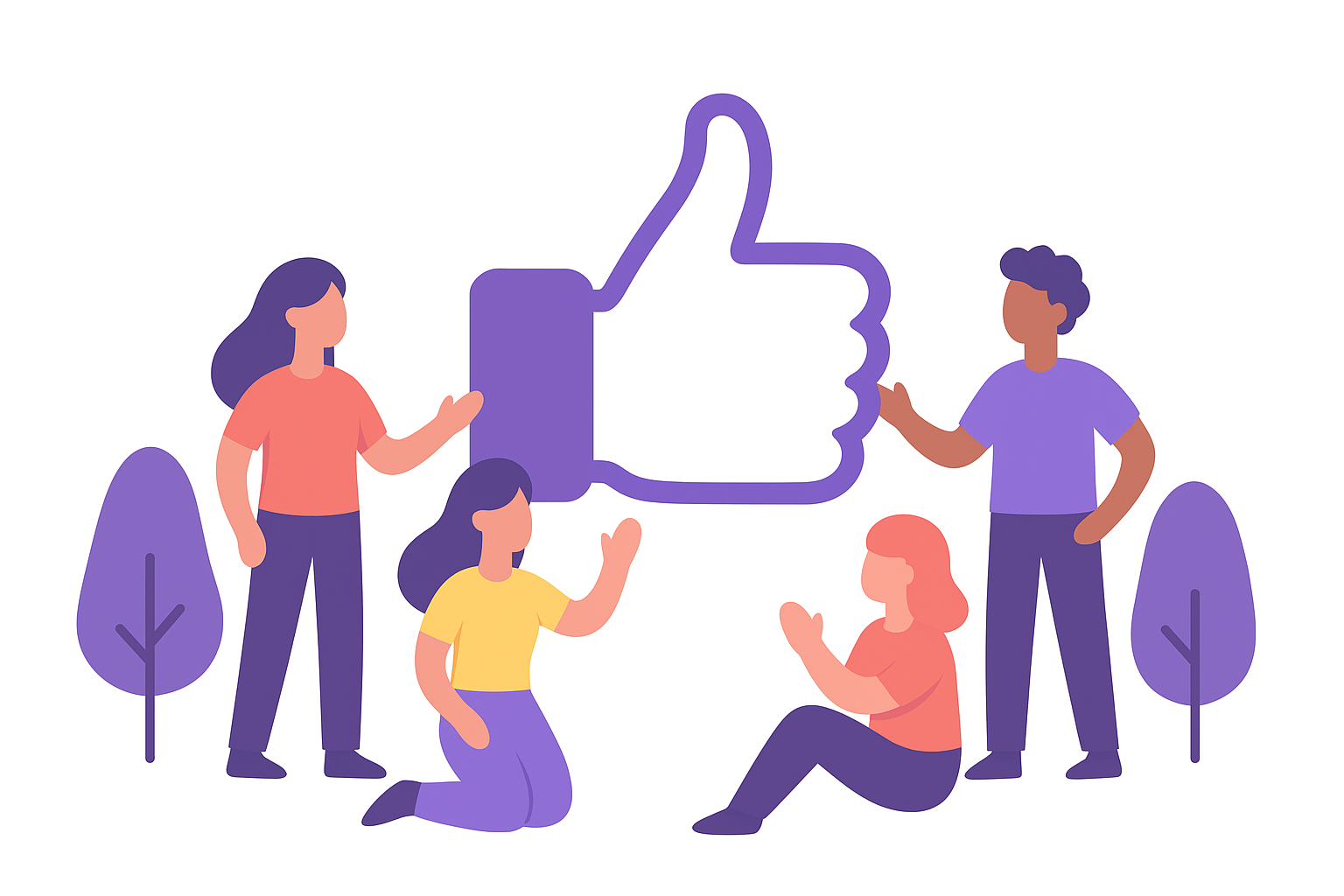 Team Recognition Illustration